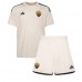 Billiga AS Roma Andrea Belotti #11 Barnkläder Borta fotbollskläder till baby 2023-24 Kortärmad (+ Korta byxor)
